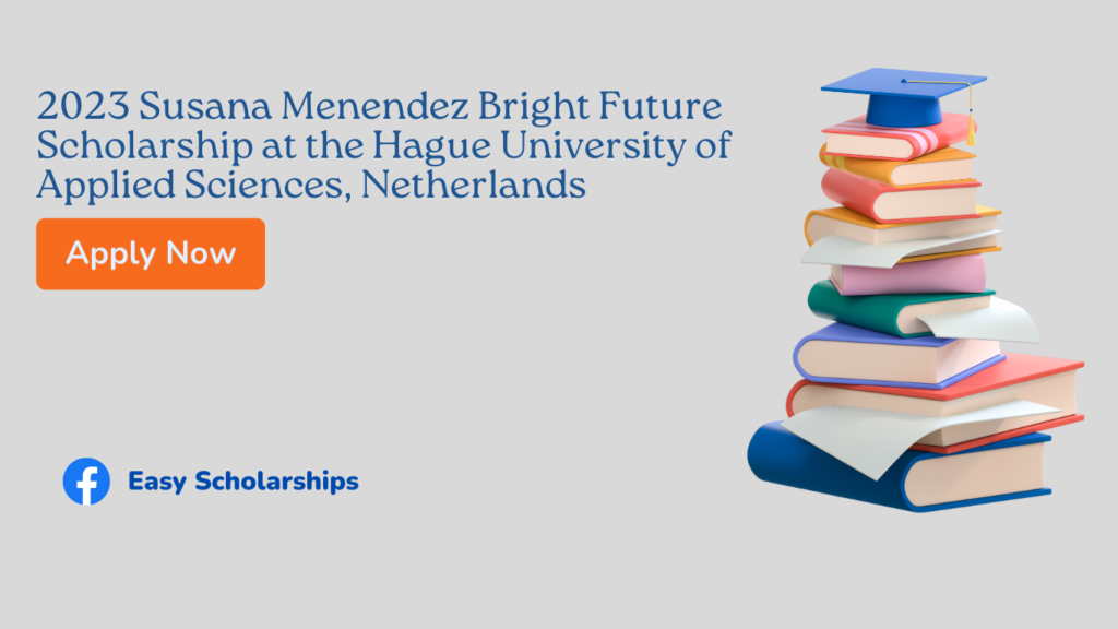2023 Susana Menendez Bright Future Scholarship at the Hague University of Applied Sciences, Netherlands